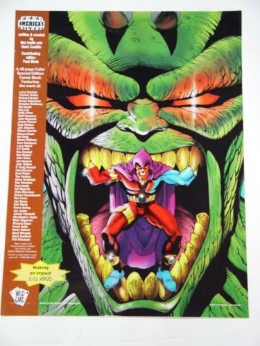 Goblin & Green Goblin - Feed America's Children Poster by Wild Card Productions & ARR 11 x 17 inča