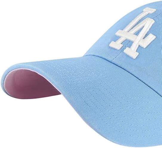 47 Los Angeles Dodgers Ballpark Očistite tati šešir bejzbol kapu Columbia plava/ružičasta