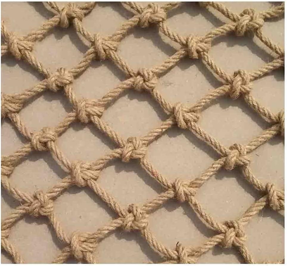 Ouyoxi konop od jute tkanje mreže 4 mm*6cm Djeca sigurnosna konopca Net Konop - pozadina zidna ukrasna neto žica za vrpce žice na otvorenom