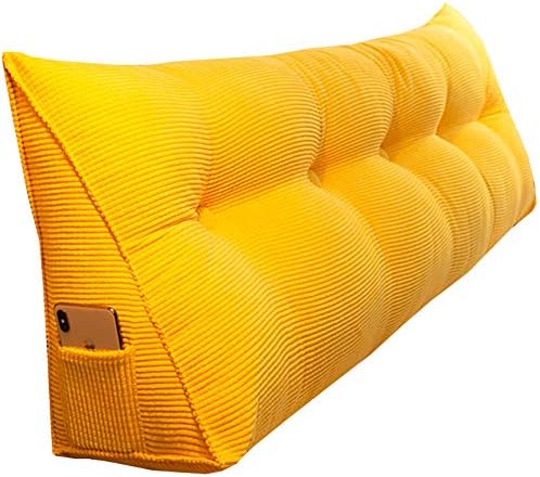 Topy čitanje jastuka za naslon, kauč na kašični krevet veliki tapecirani uzglavlje ispunjen trokut jastuk za naslon Podrška za podršku