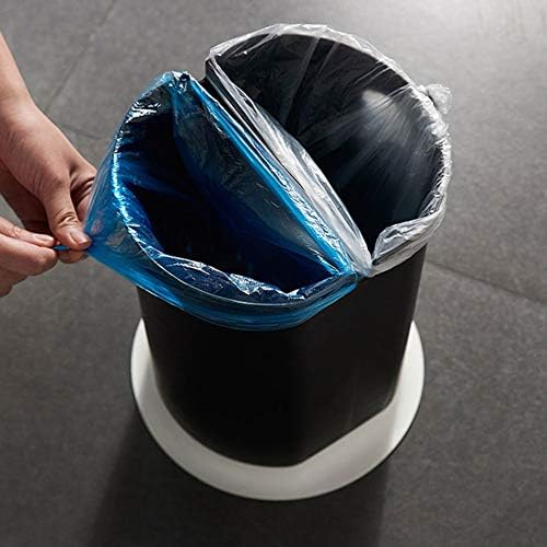 Bucket bucket, okrugli potisni tip s poklopcem za smeće u dnevnoj sobi i kupaonici sprječava miris vodootporan kreativan/bijeli / 10L