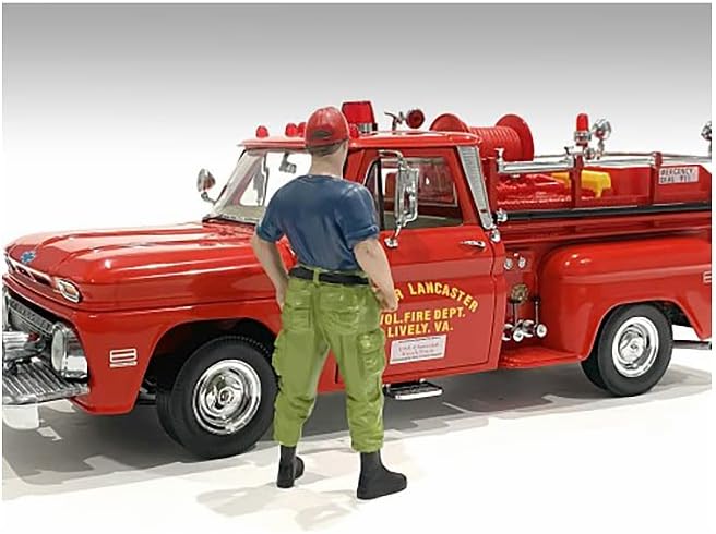 Vatrogasna figura izvan službe za modele u mjerilu 1/24 iz američke diorame 76421