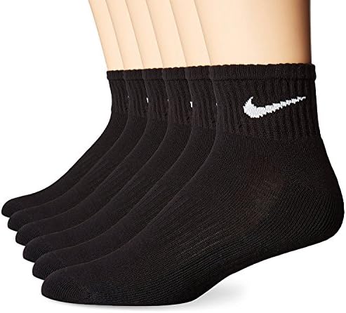 Nike Mens Performance Cushion Cutform čarape, crno/bijelo, velike