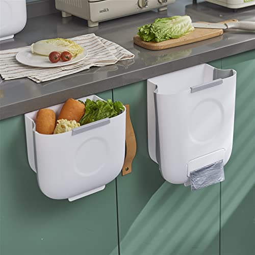 Skimt smeće limenke kupaonice savijanje smeća kanta zidne kuhinjske kante za smeće