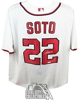 Juan Soto Autographid Washington Nationals Nike Baseball Jersey - JSA CoA - Autographd MLB dresovi