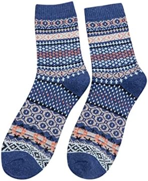 Od čarapa 5 ženskih toplina jeseni i zimskih parova val zadebljanih čarapa Kompresijske čarape za žene