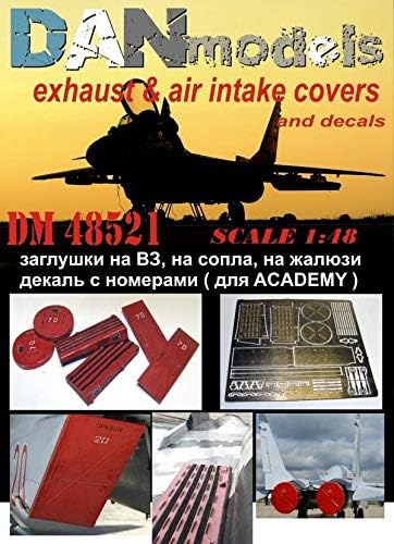 Dan Modeli 48521-1/48 Mig-29 prekrivači i naljepnice za unos ispušnih i zraka