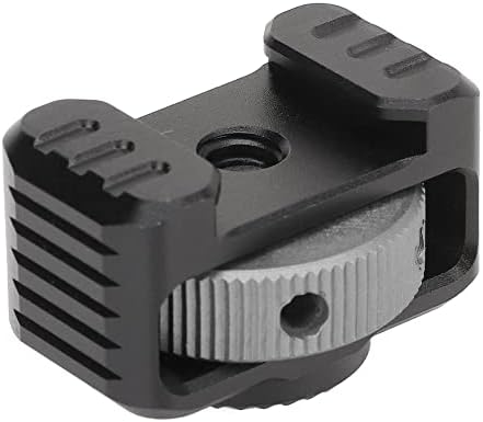 Svestran dodatak za kameru: nosač za produženje hladnih cipela s rupom od 1/4 inča za vijak za jednostavan mikrofon ili ugradnju svjetla