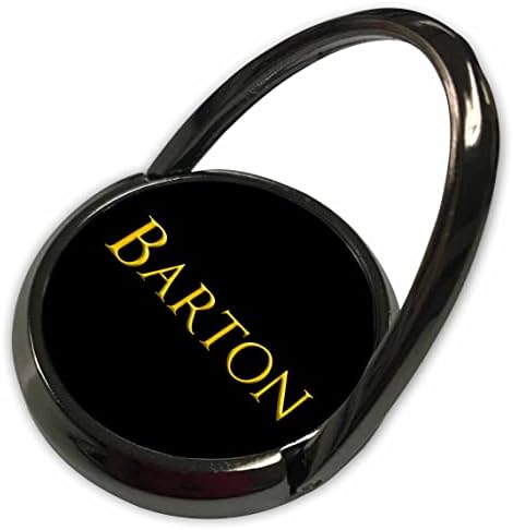 3Drose Barton Popularno ime dječaka u SAD -u. Žuta na crnoj šarmu - prstenovi telefona