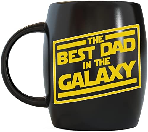 16 oz najbolji tata u galaksiji velika šalica za kavu cool Darovi svjetovi 1 Novi uskoro će biti tata bonus otac očuh muž od kćeri