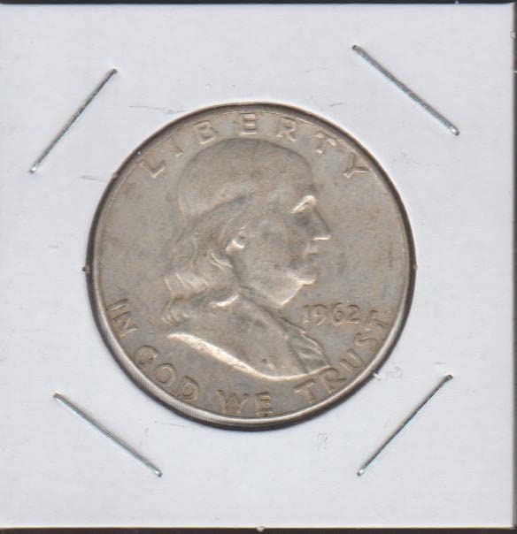 1962. D Franklin Polu dolara vrhunski gem necirkuliran