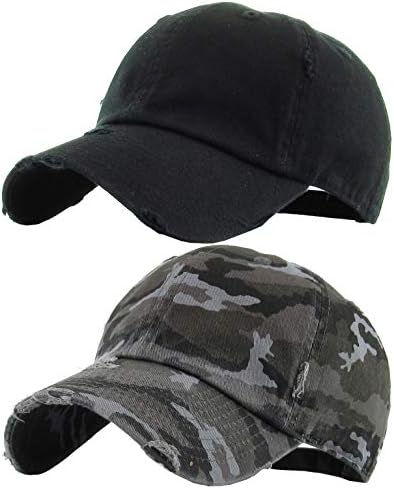 Funky Junque tata šešir podesiv nestrukturirani polo stil niskog profila bejzbol kapa