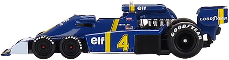 Tyrrell P344 Patrick DePailler F1 Formula One Spaning GP Ltd ed na 3000 PCS 1/64 Diecast Model Model Autos Istinite Scale Minijature