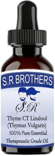 S.r Brothers Thyme Ct Linalool čisto i prirodno terapeautičko esencijalno ulje s kaplom 30 ml