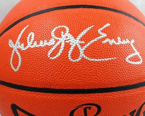 Julius Erving Autografirani NBA Spalding košarka - JSA je svjedočio *Silver - Košarka s autogramima