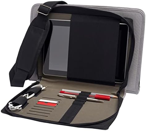 Broonel siva kožna laptop messenger futrola-kompatibilna s Porsche Design tx7 2-u-1