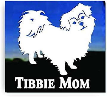 Tibbie mama ~ tibetanski španiel vinil prozor automatska naljepnica naljepnica