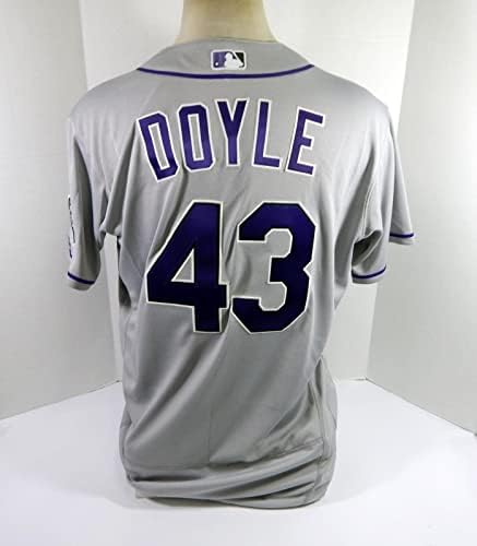 2020. Colorado Rockies Jhoulys Doyle 43 Igra izdana Grey Jersey 46 DP36878 - Igra korištena MLB dresova