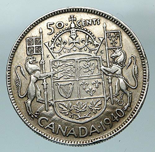 1940. CA 1940. Kanada UK King George VI Lions kruna velika o denominacija_in_description Dobra nepovjerena