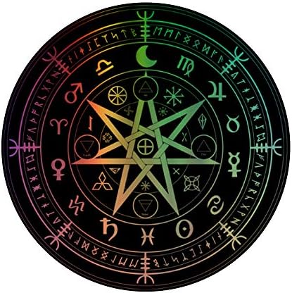 Wiccan Simbol zaštite Chaos Magic Simbol poklon Popsockets Popgrip: Zamjenjivo prianjanje za telefone i tablete