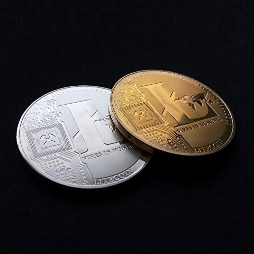 Litecoin bijela virtualna komemorativna kovanica litecoin kovanica medalja replika kolekcija hendicraft kolekcija suvenir ukras za