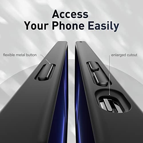 Grogon dizajniran za iPhone 13 Pro Max futrolu, [jednodijelni zaštitnik metalne kamere] Poboljšana zaštita protiv kapljice, futrola