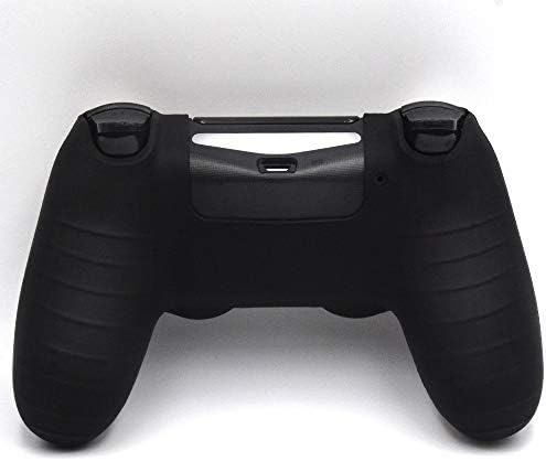 FOTTCZ Anti-Slip silikon s točkicama na ručnom stiskanju kože, Protect for Playsation 4 Controller, koji 2pcs crni kontroler kože +