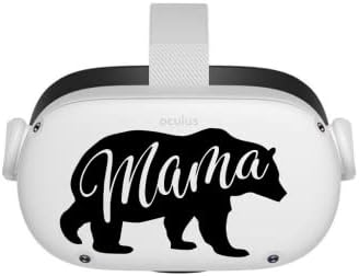 Mama medvjed - Oculus Quest 2 - naljepnice - crno