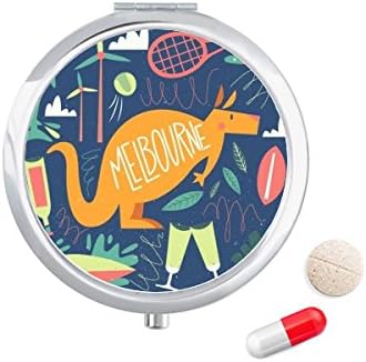 Melbourne Australia Kangaroo tenisa tableta za surfanje kućišta Pocket Medicina za skladištenje spremnika Kontejner