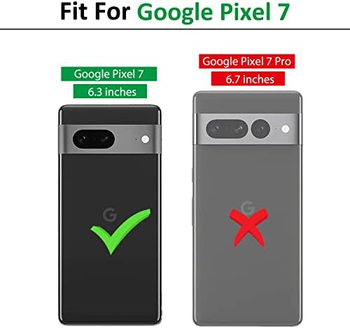 Slučaj Pixel 7, slučaj Google Pixel 7 s poklopcem kliznih kamera i zaštitnikom HD zaslona, ​​šokata Google Pixel 7 futrola s 360 °