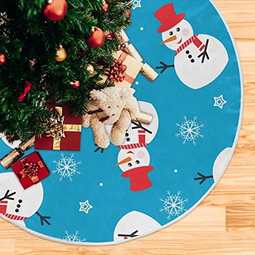 Božićni snjegović snježne pahuljice božićno drvce suknje 36inch dekor za dom za božićne suknje za suknju za božićne ukrase za odmor