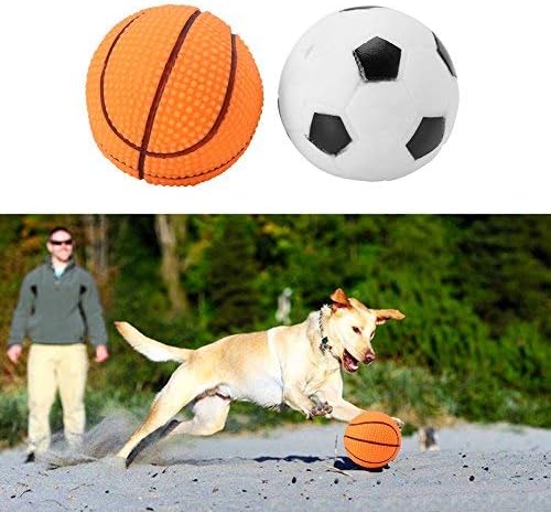FDIT PET trening žvakaće zvučne lopte Squaky igra igračka za loptu psa štenaca za treniranje zvuka za psećeg ljubimca