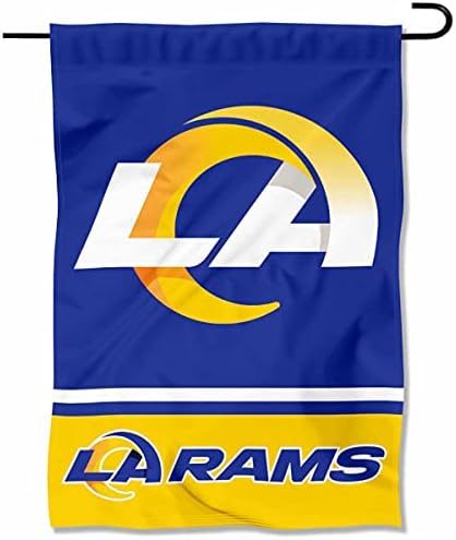 Rams la logo Garden zastave dvostrani transparent