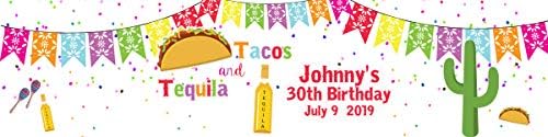 Tacos & Tequila Tematske naljepnice za boce s vodom, vjenčanja, rođendan, zaručnička zabava, prvostupnik mladenka