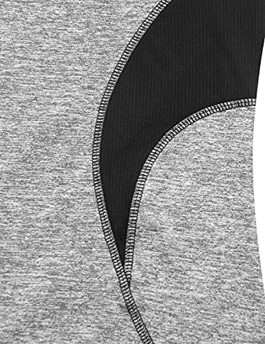 Moqivgi ženske košulje za vježbanje dugih rukava casual sportska teretana joga trčanje pola zip pulover vrhova