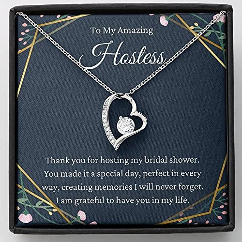 Kartica s porukama, ručno izrađena ogrlica- Personalizirano poklonsko srce, poklon za mladenke domaćina, poklon domaćina, poklon domaćina