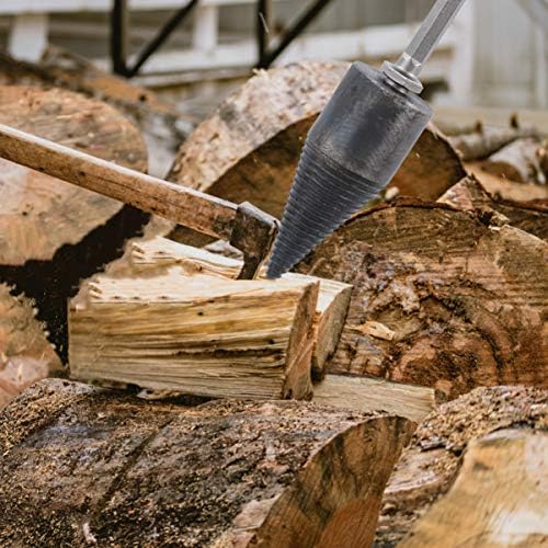KORAK BIT BIT- Teška drva za ogrjev za ognjište drva- čelična bušilica za razdjelnik drveta Bit za metal, drvo, plastiku, konus bušilice