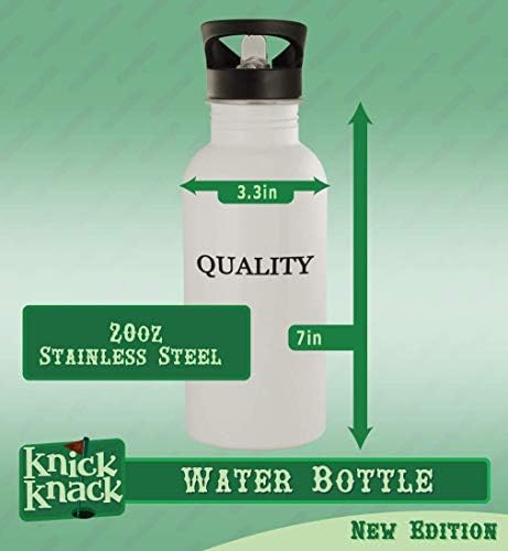 Knick Knack Pokloni sulphide - boca vode od nehrđajućeg čelika od 20oz, srebro