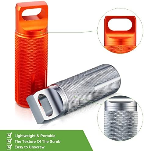 4-dijelna prijenosna Futrola za tablete, Vodootporni spremnik za tablete, zapečaćeni privjesak za ključeve, putna bočica za pohranu