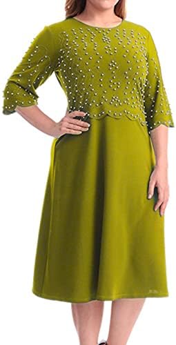 Slatke haljine za žene duge ženske haljine 2023 nova elegantna pletena haljina od čipke Plus široka majica kratkih rukava