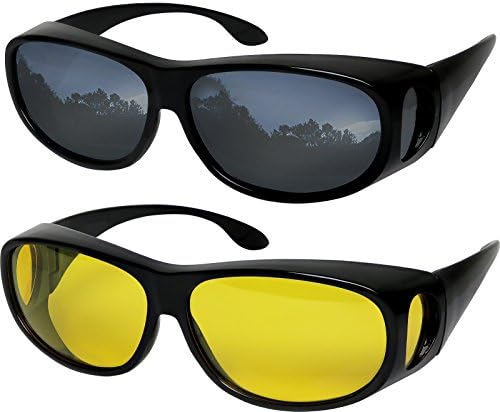 Nosite preko sunčanih naočala Polarizirane leće nosite preko naočala na recept, UV zaštita za muškarce i žene
