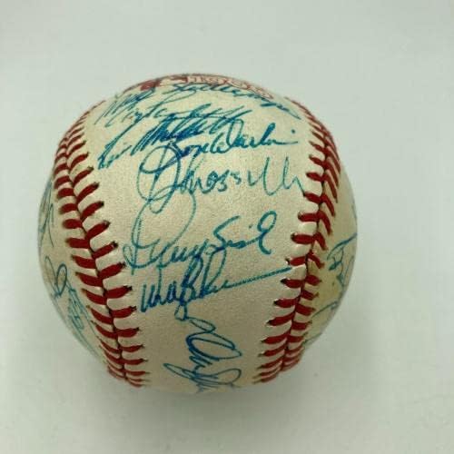 1986. New York Mets World Series Champs ekipa potpisala je bejzbol JSA World Series - Autografirani bejzbol