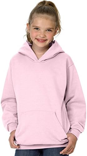 Hanes Big Boys 'ComfortBlend Ecosmart pullover hoodie _pale Pink_xs