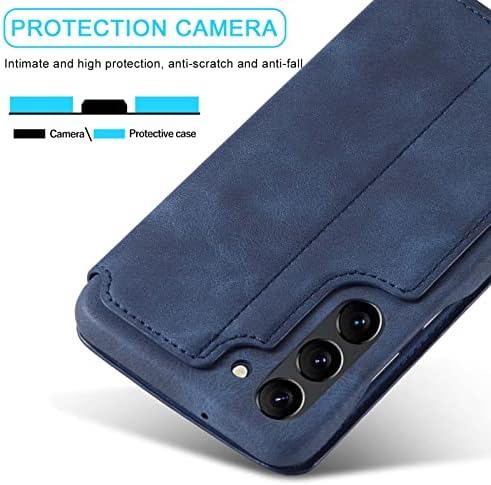 Torbica za Samsung Galaxy S23/s23plus/s23ultra, Torbica-novčanik, Flip-novčanik od prave kože s magnetskom poklopcem, šok-dokaz torbica-držač