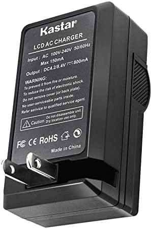 Kastar D-LI63 D-LI108 LCD AC punjač baterije Kompatibilan s Pentax D-LI63 D-LI108 baterijom, Pentax D-BC63 K-BC63 punjač, ​​Pentax