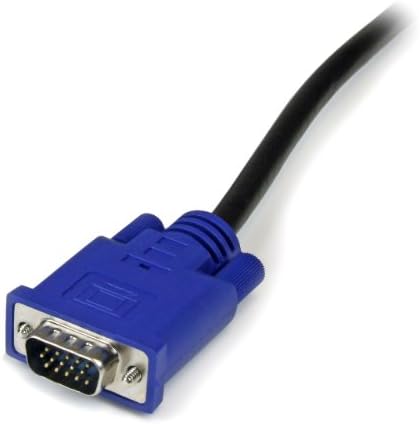 StarTech.com ultra-tanki kabel PS/2 KVM 3-u-1 - Kabel za tipkovnicu / video / miša PS/2, od HD-15 do HD-15 - 6 metara - SVECON6