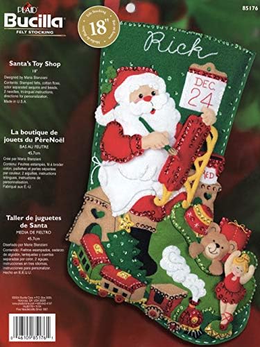 BUCILLA - Djed Mraz igračaka - Felt Applique Copter Cotter 85176