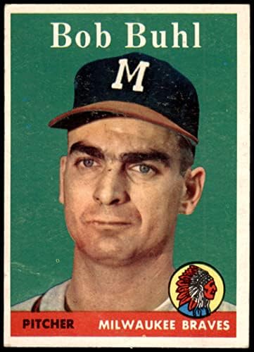 1958. Topps 176 Bob Buhl Milwaukee Braves vg Braves