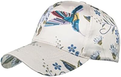 Shzbcdn bejzbolska kapa za žene muškarci pamučne životinje podesive životinje tiskanje ptice golf sportski sunčevi kapice šešir