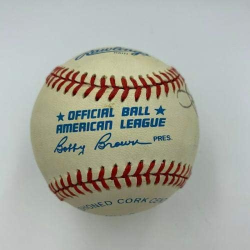Joe DiMaggio potpisao je Autografirani službeni bejzbol američke lige - Autografirani bejzbols